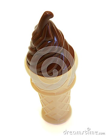 Choco ice cream Stock Photo