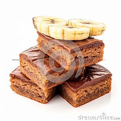 Chocobar Peanut Butter Banana Bar - Delicious And Nutritious Snack Stock Photo