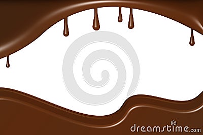 The Chocolate Background Cartoon Illustration