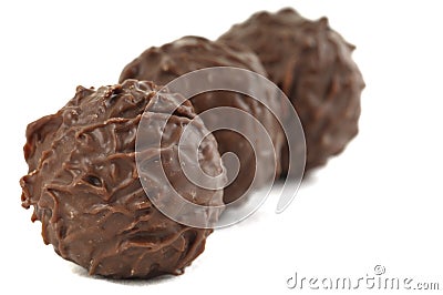 Chocolate Balls Stock Photo