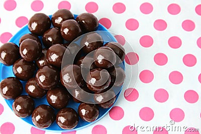 Chocolate Balls Stock Photo