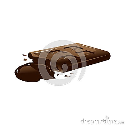 chocolate bar illustration Vector Illustration