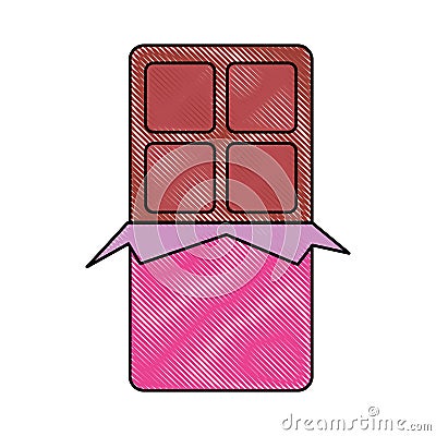 Chocolate bar Vector Illustration