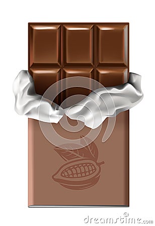 Chocolate bar vector Vector Illustration