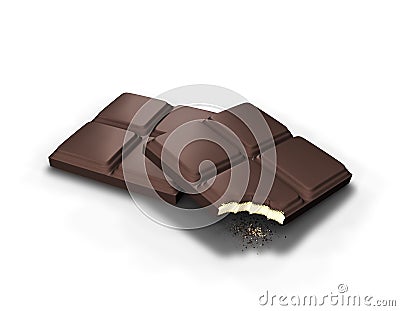 Chocolate bars Stock Photo