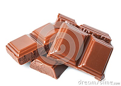 Chocolate bars Stock Photo