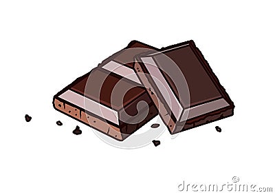 Chocolate bars Vector Illustration