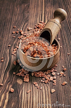 Chocolate bath salt Stock Photo