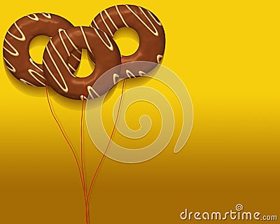 Chocolate biscuits illustration Cartoon Illustration