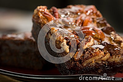 Chocolate Brownies Stock Photo