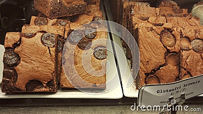 Chocolate brownies Stock Photo