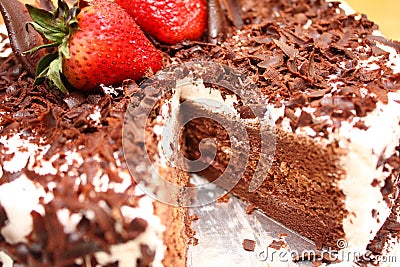 Chocolate Cake Stock Photo