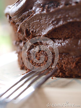 Chocolate Cake Stock Photo