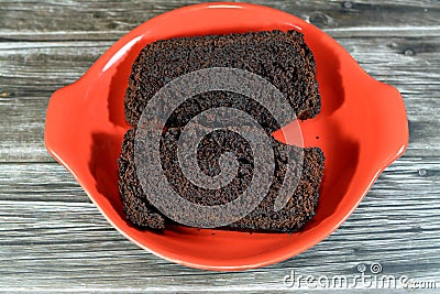 chocolate cake mix, delicious homemade cakes, Rich source of protein, carbohydrates, sugar, energy, flavorsome treat for occasions Stock Photo