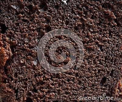 Chocolate cake texture Stock Photo