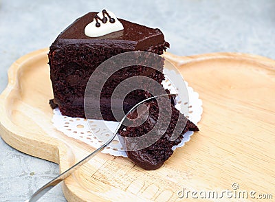 Chocolate cake Stock Photo