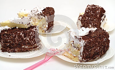 Chocolate cakes Stock Photo