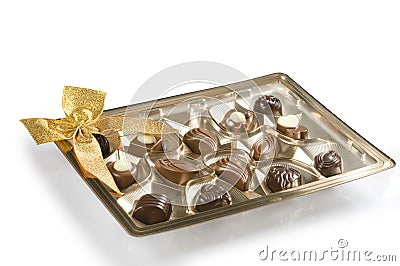 Chocolate candies Stock Photo