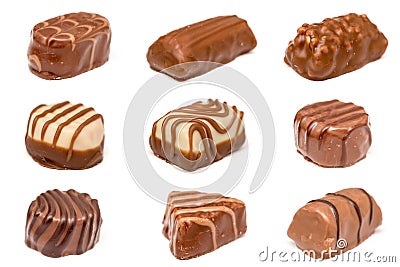 Chocolate Candies Stock Photo