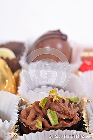 Chocolate Candies Stock Photo