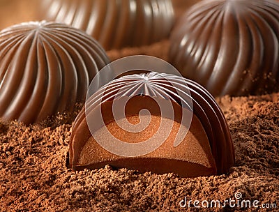 Chocolate candy Stock Photo