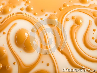 chocolate caramel milk, abstract wallpaper Stock Photo