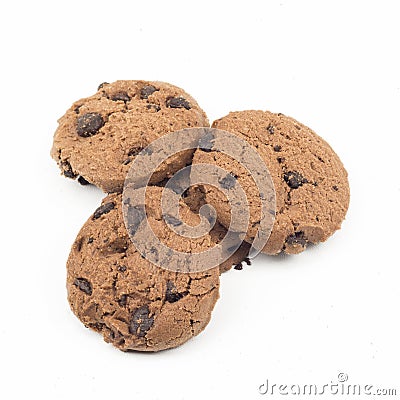 Chocolate chip cookie Stock Photo