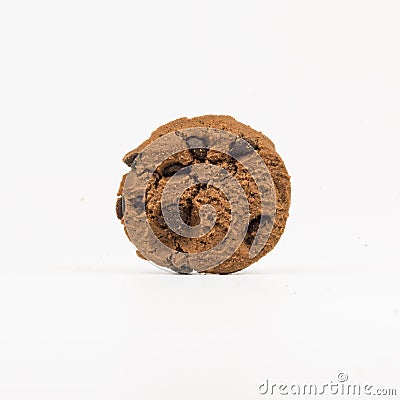 Chocolate Chip Cookie isolated with white background Stock Photo