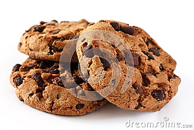 Chocolate chip cookie Stock Photo