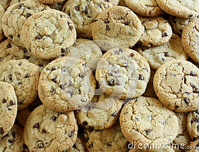 Chocolate Chip Cookies Stock Photo