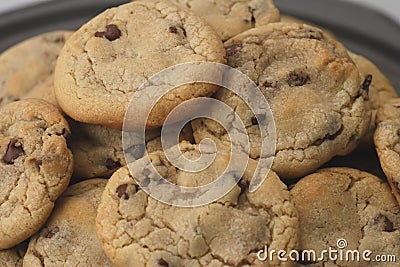 Chocolate Chip Cookies Stock Photo