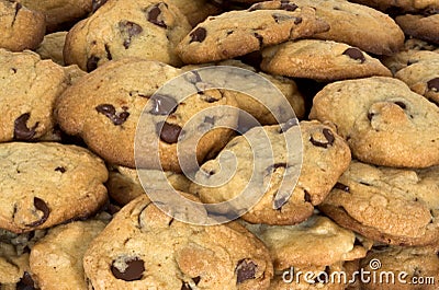 Chocolate Chip Cookies Stock Photo