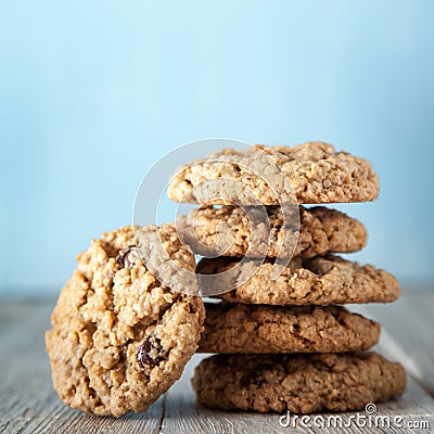 Chocolate Chip Cookies Stock Photo