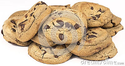 Chocolate Chip Cookies Stock Photo