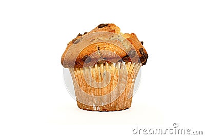 Chocolate Chip Muffin Stock Photo