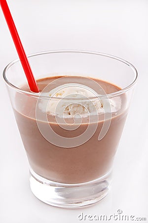Chocolate cocktail Stock Photo