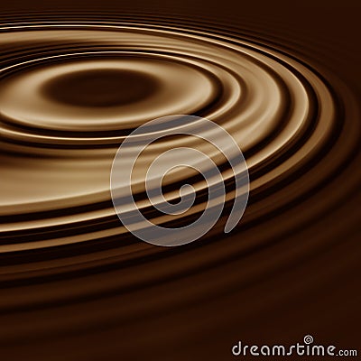 Chocolate,cocoa or coffee swirl Stock Photo