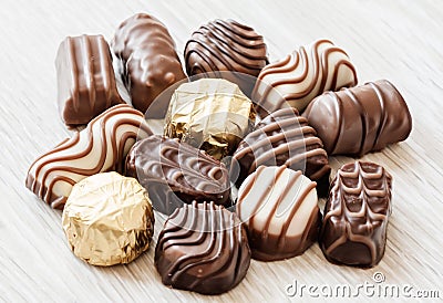 Chocolate confectionery Stock Photo