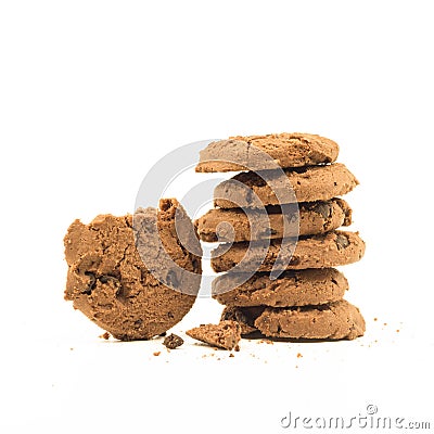 Chocolate cookie Stock Photo