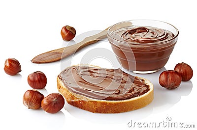 Chocolate cream Stock Photo