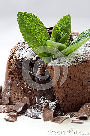 Chocolate dessert Stock Photo