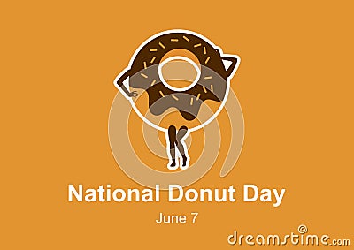 National Donut Day vector Vector Illustration