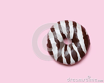 Chocolate donut Stock Photo