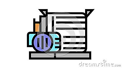 Chocolate Equipment Color Icon Animation Stock Footage of linear, equipment: 207614240