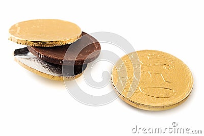 Chocolate Euro Stock Photo