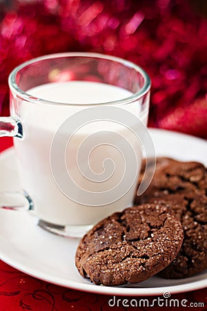 Chocolate ginger cookies Stock Photo