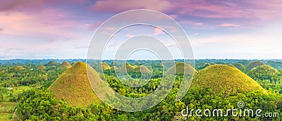 Chocolate Hills Stock Photo