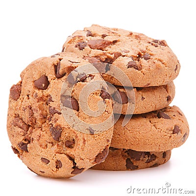 Chocolate homemade pastry cookies Stock Photo