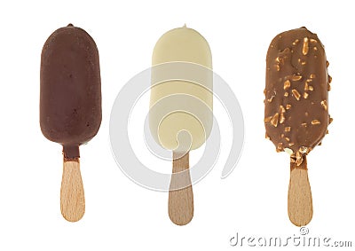 Chocolate icecream Stock Photo