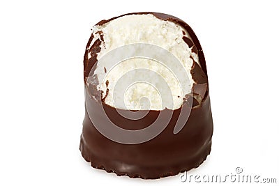 Chocolate marshmallow Stock Photo